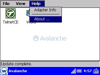 Pantalla principal del Avalanche Enabler
